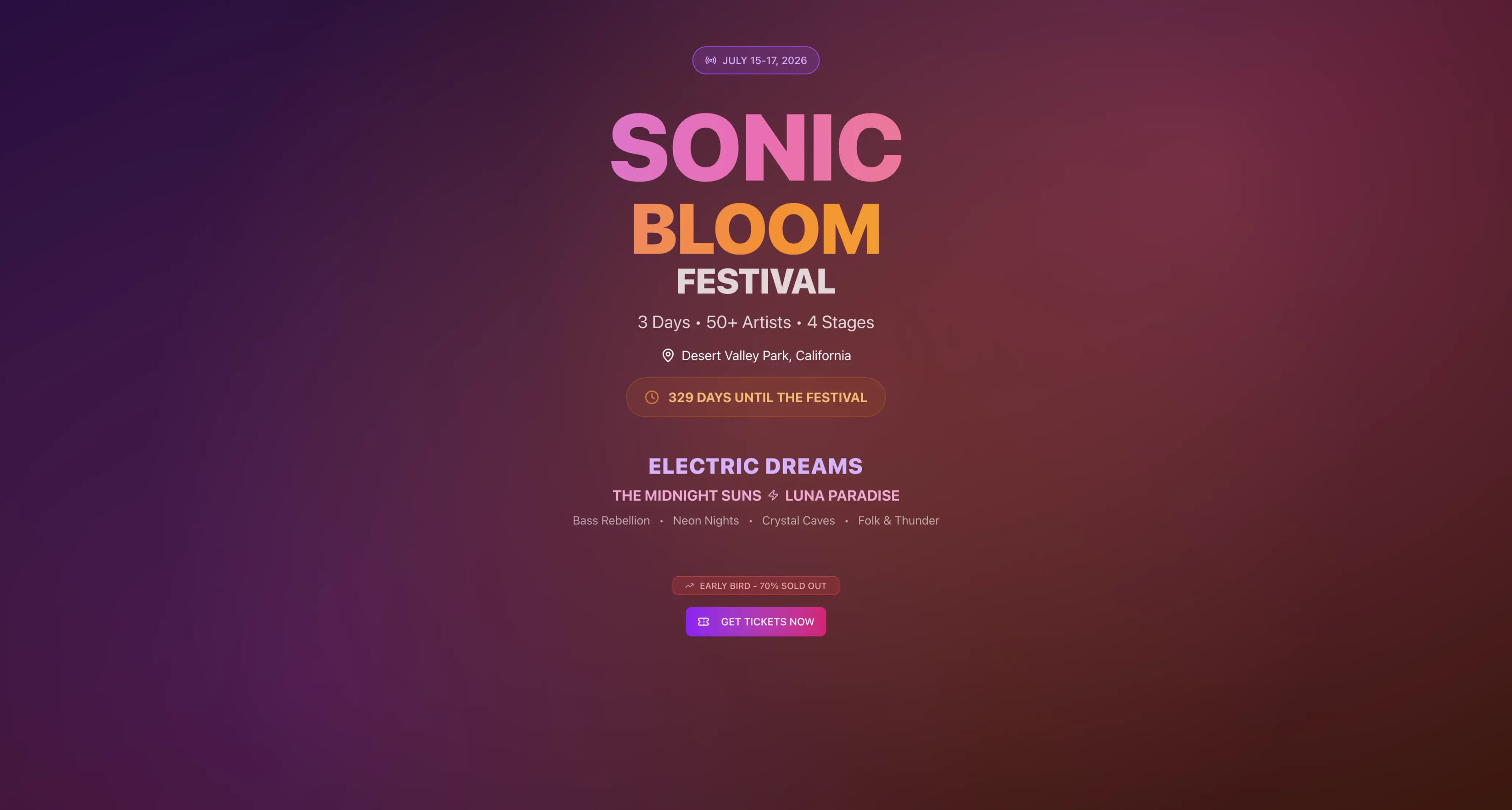 Music Festival preview